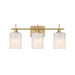 Savoy House M80084 3-lt 22" LED Bathroom Vanity Light - Natural Brass