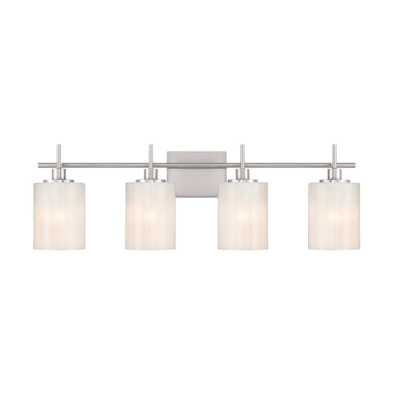 Savoy House M80085 4-lt 31" LED Bathroom Vanity Light - Brushed Nickel