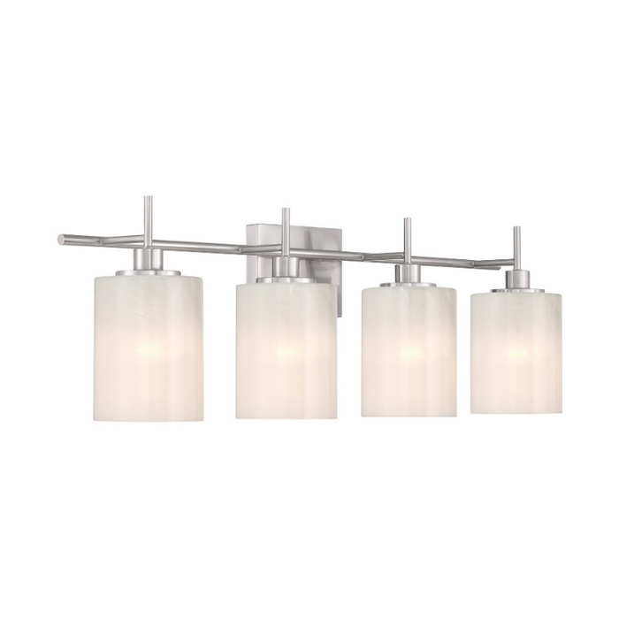 Savoy House M80085 4-lt 31" LED Bathroom Vanity Light - Brushed Nickel