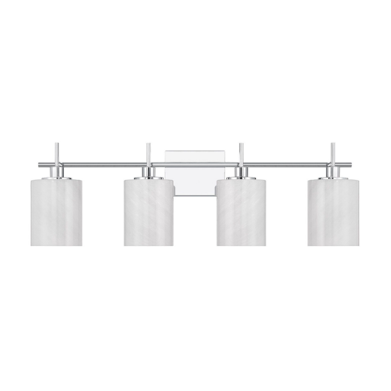Savoy House M80085 4-lt 31" LED Bathroom Vanity Light - Chrome