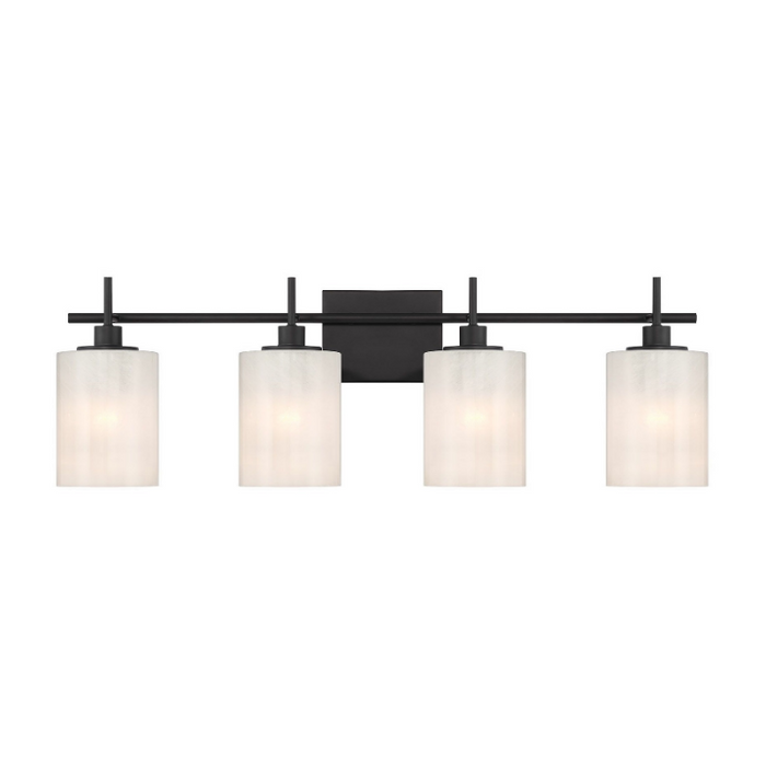 Savoy House M80085 4-lt 31" LED Bathroom Vanity Light - Matte Black