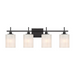 Savoy House M80085 4-lt 31" LED Bathroom Vanity Light - Matte Black