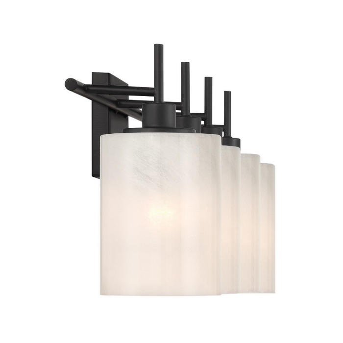 Savoy House M80085 4-lt 31" LED Bathroom Vanity Light - Matte Black