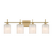 Savoy House M80085 4-lt 31" LED Bathroom Vanity Light - Natural Brass