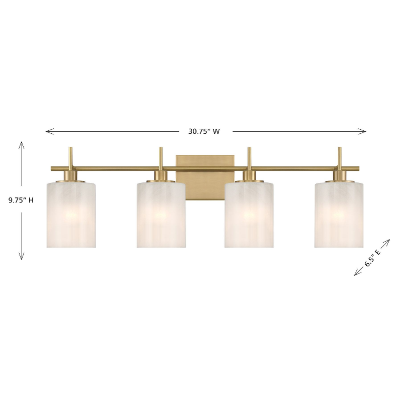 Savoy House M80085 4-lt 31" LED Bathroom Vanity Light