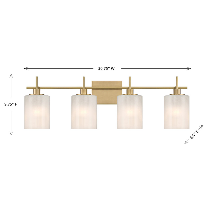 Savoy House M80085 4-lt 31" LED Bathroom Vanity Light