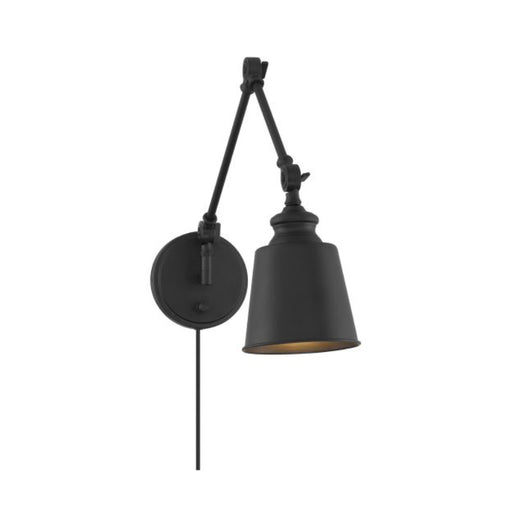 Savoy House M90089 1-lt 17" Tall Adjustable Wall Sconce, Set of 2 (ETL) - Matte Black