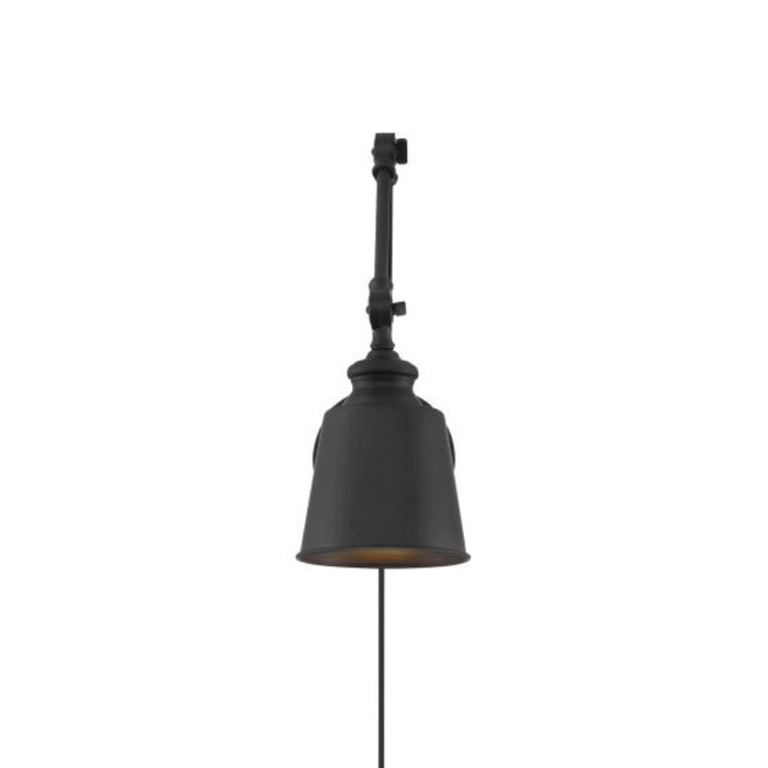 Savoy House M90089 1-lt 17" Tall Adjustable Wall Sconce, Set of 2 (ETL) - Matte Black