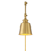 Savoy House M90089 1-lt 17" Tall Adjustable Wall Sconce, Set of 2 (ETL) - Natural Brass