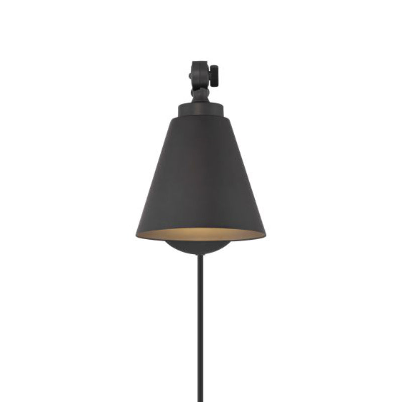 Savoy House M90108 1-lt 8" Tall Wall Sconce, Set of 2 - Matte Black