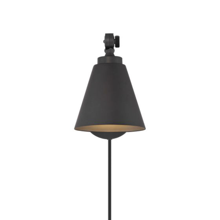 Savoy House M90108 1-lt 8" Tall Wall Sconce, Set of 2 - Matte Black