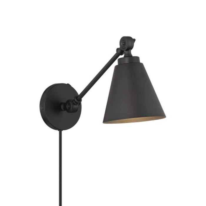 Savoy House M90108 1-lt 8" Tall Wall Sconce, Set of 2 - Matte Black