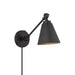 Savoy House M90108 1-lt 8" Tall Wall Sconce, Set of 2 - Matte Black