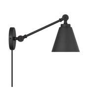 Savoy House M90108 1-lt 8" Tall Wall Sconce, Set of 2 - Matte Black