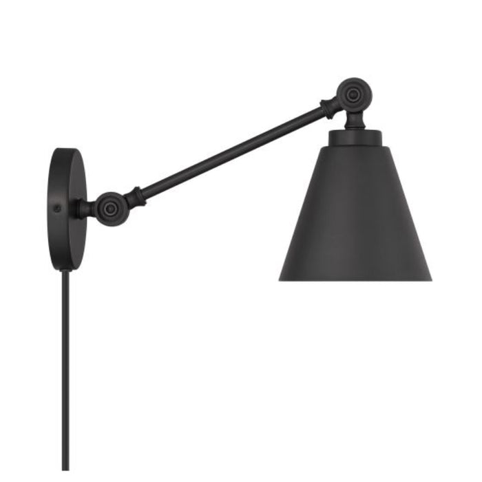Savoy House M90108 1-lt 8" Tall Wall Sconce, Set of 2 - Matte Black