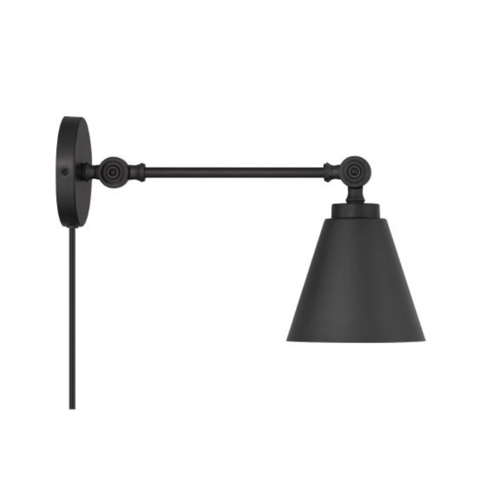 Savoy House M90108 1-lt 8" Tall Wall Sconce, Set of 2 - Matte Black
