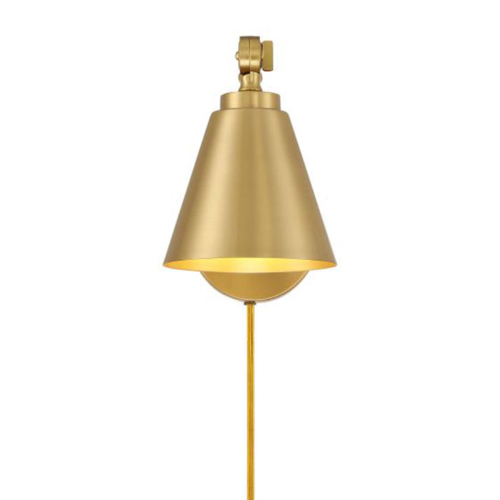 Savoy House M90108 1-lt 8" Tall Wall Sconce, Set of 2 - Natural Brass