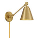 Savoy House M90108 1-lt 8" Tall Wall Sconce, Set of 2 - Natural Brass