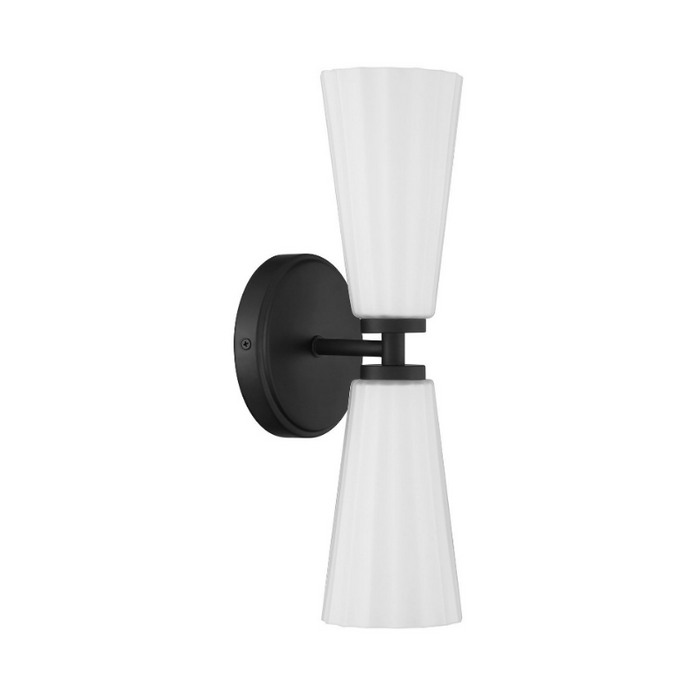 Savoy House M90109 2-lt 15" Tall LED Wall Sconce - Matte Black