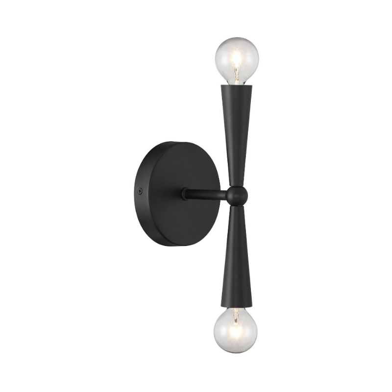 Savoy House M90110 2-lt 10" Tall LED Wall Sconce - Matte Black