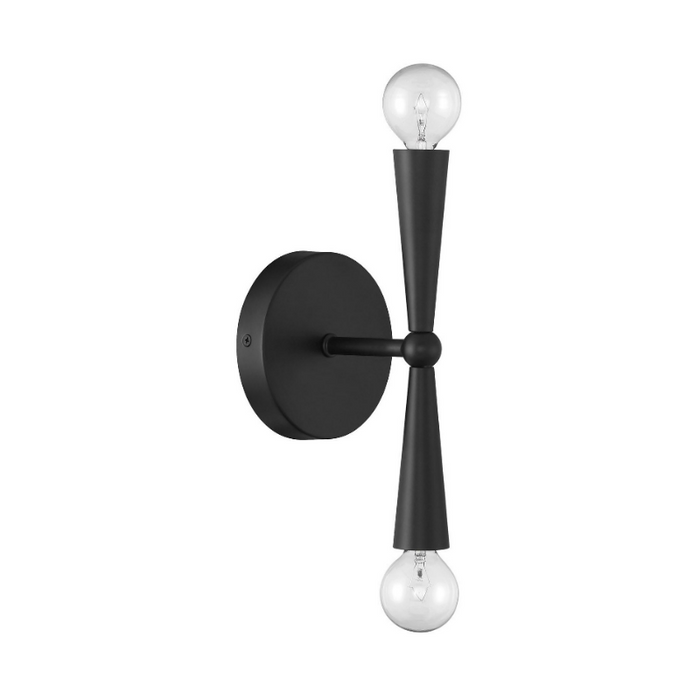 Savoy House M90110 2-lt 10" Tall LED Wall Sconce - Matte Black