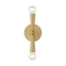 Savoy House M90110 2-lt 10" Tall LED Wall Sconce - Natural Brass