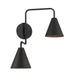 Savoy House M90111 2-lt 24" LED Adjustable Wall Sconce