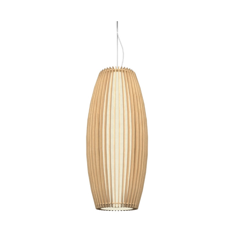 Accord 1139 Stecche di Legno 1-lt 12" LED Pendant - Maple
