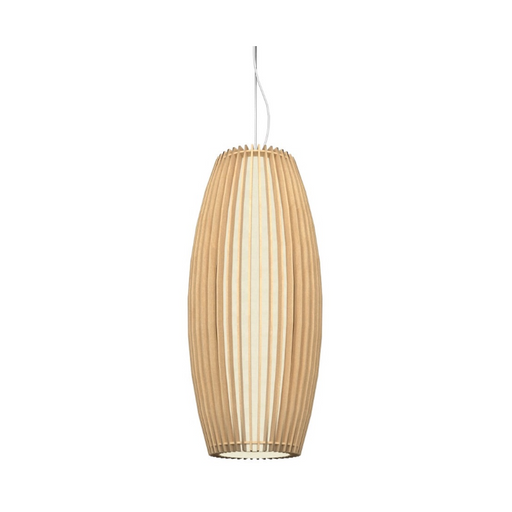 Accord 1139 Stecche di Legno 1-lt 12" LED Pendant - Maple