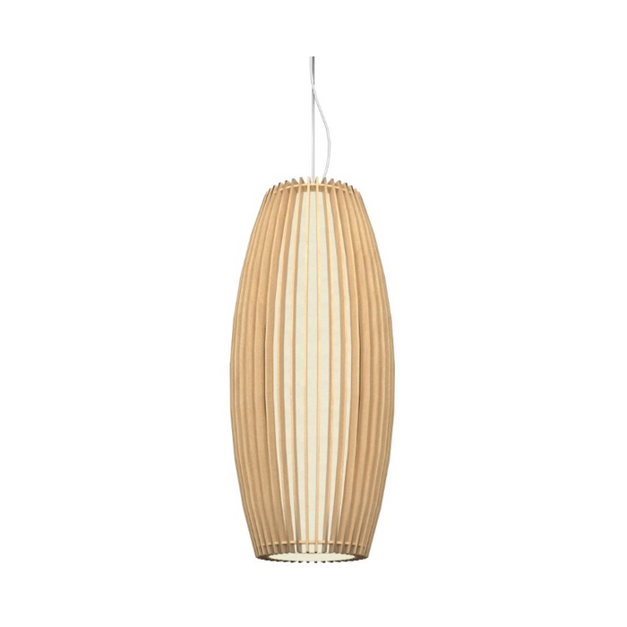 Accord 1139 Stecche di Legno 1-lt 12" LED Pendant - Maple