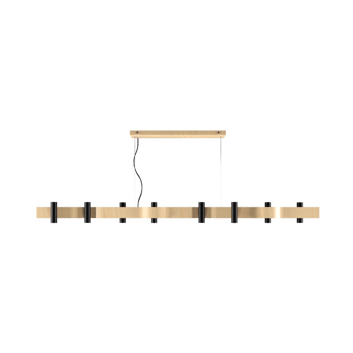 Accord 1502 Flow 16-lt 71" LED Pendant - Maple