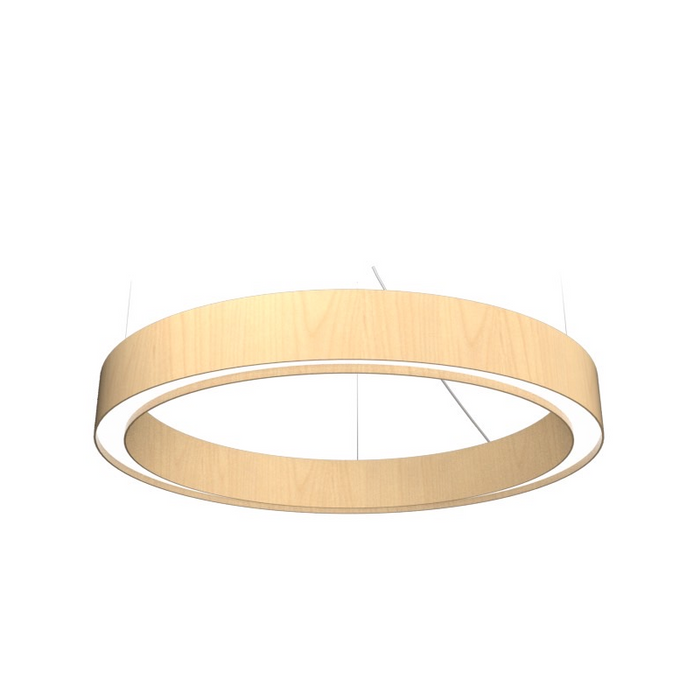 Accord 1349 Cylindrical 1-lt 24" LED Pendant - Maple