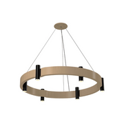Accord 1497 Flow 12-lt 24" LED Pendant - Maple