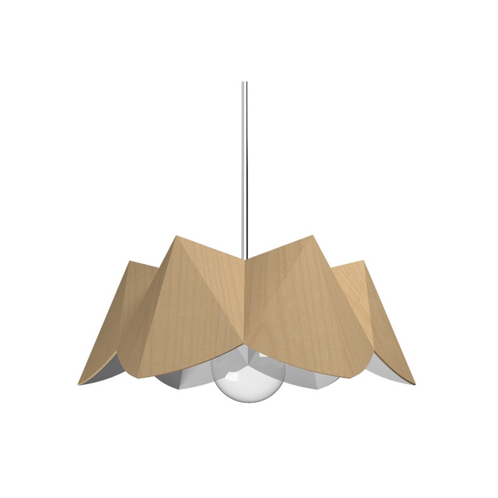 Accord 1283 Physalis 1-lt 18" LED Pendant - Maple