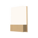 Accord 444 Clean 1-lt 12" Tall LED Wall Light - Maple