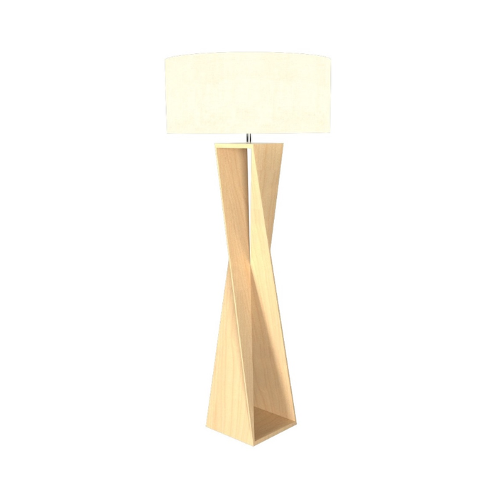 Accord 3029 Spin 1-lt 65" Tall LED Floor Lamp - Maple