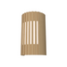 Accord 420 Slatted 2-lt 12" Tall LED Wall Light, E26 Base - Maple