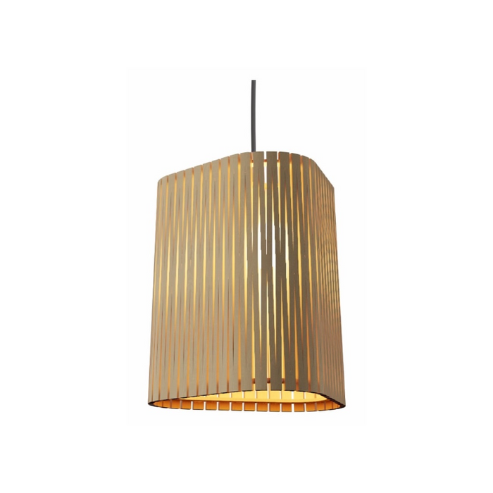 Accord 1481 Living Hinges 1-lt 12" LED Pendant - Maple