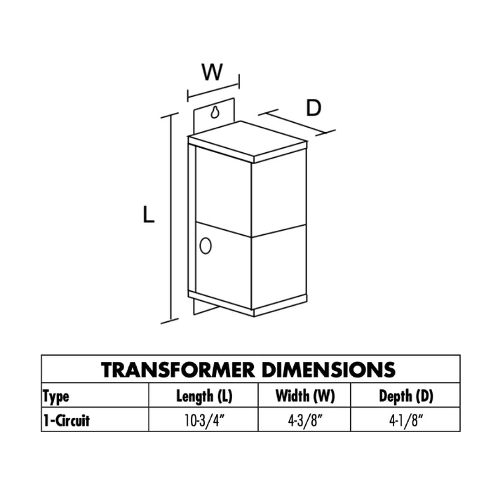 Juno MAGXFMR 20W 12V 1-Circuit Remote Mount Magnetic Transformers