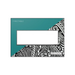 Adorne AWM Screwless Wall Plate, Custom with Magnesium Trim - 3 Gang
