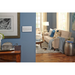 Adorne AWM Screwless Wall Plate, Mirror White on White