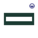 Adorne AWP Screwless Wall Plate with Microban, Evergreen - 6 Gang