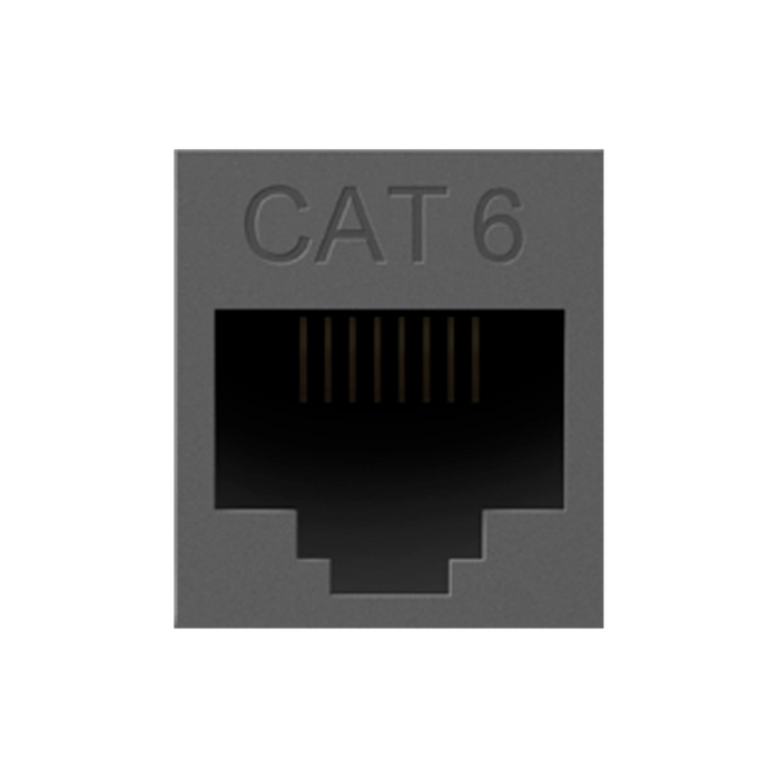 Adorne AC6RJ45 Cat 6 RJ45 Data Insert - Magnesium
