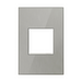 Adorne AWM Screwless Wall Plate, Brushed Stainless - 1 Gang