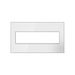 Adorne AWM Screwless Wall Plate, Mirror White - 4 Gang