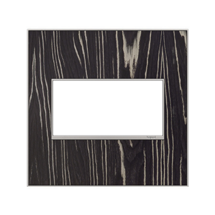 Adorne AWM Screwless Wall Plate, Macassar - 2 Gang