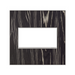 Adorne AWM Screwless Wall Plate, Macassar - 2 Gang
