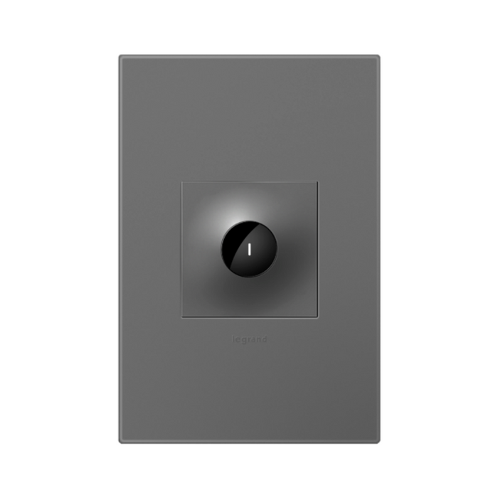 Adorne ASWV2032 Wave Switch with Microban, 20A, 120V - Magnesium