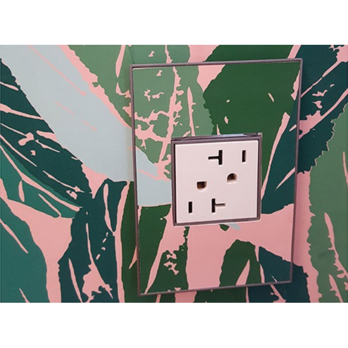 Adorne AWM Screwless Wall Plate, Custom with Magnesium Trim
