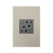 Adorne AGFTR2202 Tamper-Resistant 20A Duplex Self-Test GFCI Receptacles, 125V - Magnesium